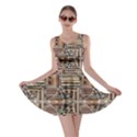 Brown Geometric Elements in the African Style Skater Dress View1