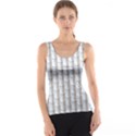 Gray Fashion Geometrical Chevron Pattern Tank Top View1