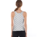 Gray Fashion Geometrical Chevron Pattern Tank Top View2