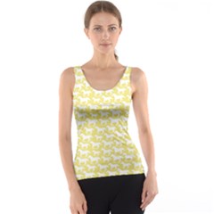 Yellow Pattern With Stylized Horses Tank Top by CoolDesigns