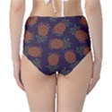 Purple Pattern of Pineapple High Waist Bikini Bottom View2