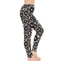 Black Long Play Lp Audio Music Media Symbol Pattern Leggings View4