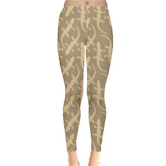 Brown Gecko Leggings