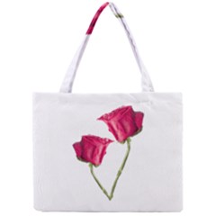 Red Roses Photo Mini Tote Bag by dflcprints