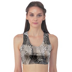 Floral Pattern Background Sports Bra by Simbadda