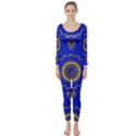 Abstract Mandala Seamless Pattern Long Sleeve Catsuit View1