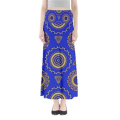 Abstract Mandala Seamless Pattern Maxi Skirts by Simbadda