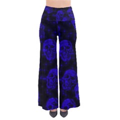 Sparkling Glitter Skulls Blue Pants by ImpressiveMoments