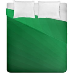 Green Beach Fractal Backdrop Background Duvet Cover Double Side (california King Size) by Simbadda