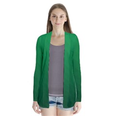 Green Beach Fractal Backdrop Background Cardigans by Simbadda