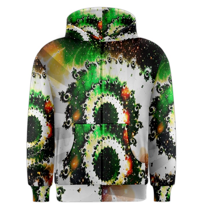 Fractal Universe Computer Graphic Men s Zipper Hoodie