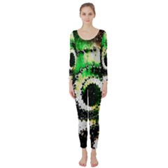 Fractal Universe Computer Graphic Long Sleeve Catsuit by Simbadda