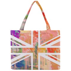 Union Jack Abstract Watercolour Painting Mini Tote Bag by Simbadda