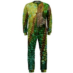 Colorful Chameleon Skin Texture Onepiece Jumpsuit (men)  by Simbadda