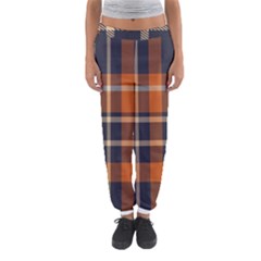 Tartan Background Fabric Design Pattern Women s Jogger Sweatpants by Simbadda