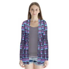 Techno Fractal Wallpaper Cardigans by Simbadda