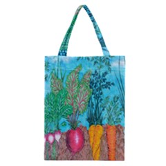 Mural Displaying Array Of Garden Vegetables Classic Tote Bag by Simbadda