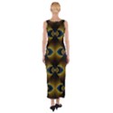 Fractal Multicolored Background Fitted Maxi Dress View2