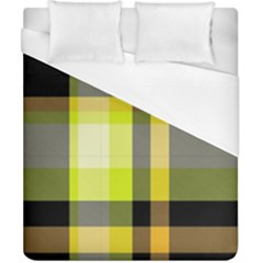 Tartan Pattern Background Fabric Design Duvet Cover (california King Size) by Simbadda