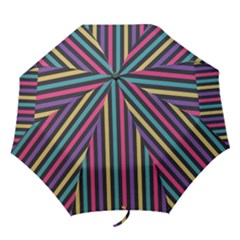 Stripes Colorful Multi Colored Bright Stripes Wallpaper Background Pattern Folding Umbrellas by Simbadda