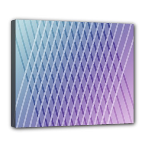 Abstract Lines Background Deluxe Canvas 24  X 20   by Simbadda