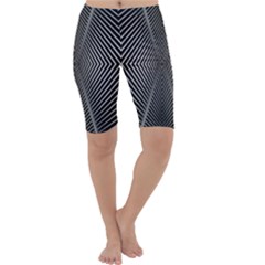 Abstract Of Shutter Lines Cropped Leggings 