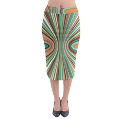 Colorful Spheric Background Midi Pencil Skirt by Simbadda