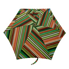 Colorful Stripe Background Mini Folding Umbrellas by Simbadda