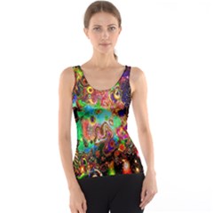 Alien World Digital Computer Graphic Tank Top by Simbadda