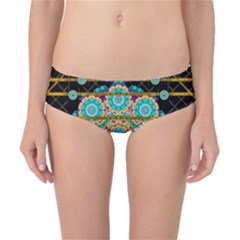 Gold Silver And Bloom Mandala Classic Bikini Bottoms by pepitasart