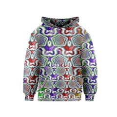 Digital Patterned Ornament Computer Graphic Kids  Pullover Hoodie by Simbadda