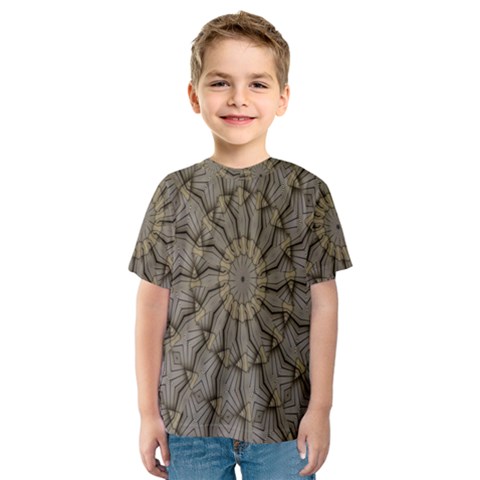 Abstract Image Showing Moiré Pattern Kids  Sport Mesh Tee by Simbadda