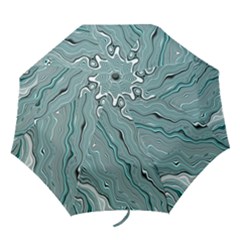 Fractal Waves Background Wallpaper Folding Umbrellas by Simbadda