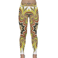 Abstract Geometric Seamless Ol Ckaleidoscope Pattern Classic Yoga Leggings by Simbadda