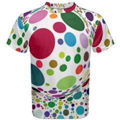 Color Ball Men s Cotton Tee