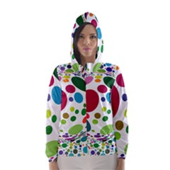 Color Ball Hooded Wind Breaker (women)