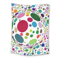 Color Ball Medium Tapestry by Mariart