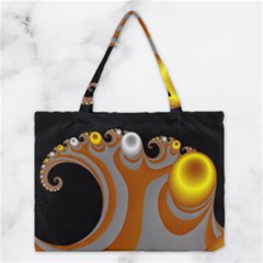 Classic Mandelbrot Dimpled Spheroids Medium Tote Bag by Simbadda