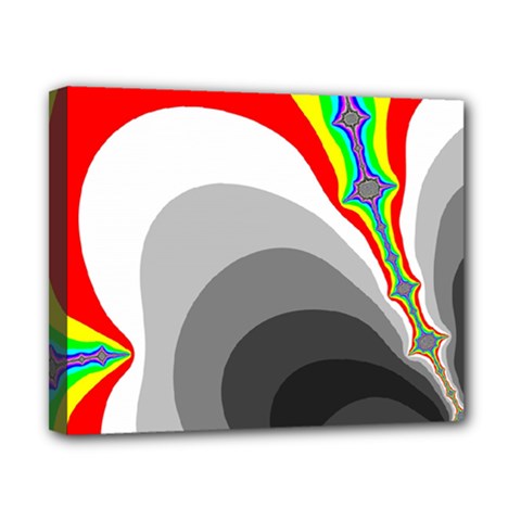 Background Image With Color Shapes Canvas 10  X 8  by Simbadda