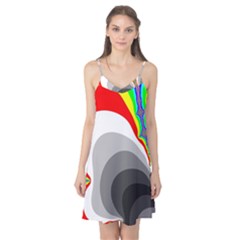 Background Image With Color Shapes Camis Nightgown by Simbadda