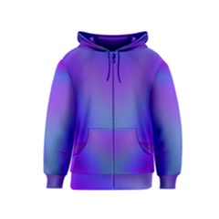 Violet Fractal Background Kids  Zipper Hoodie by Simbadda