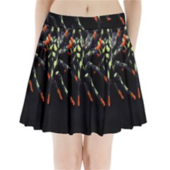 Colorful Spiders For Your Dark Halloween Projects Pleated Mini Skirt by Simbadda