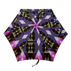 Geometric Abstract Background Art Mini Folding Umbrellas by Simbadda