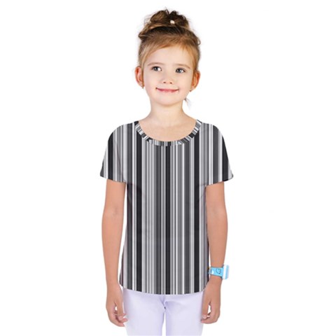 Lines Kids  One Piece Tee by Valentinaart