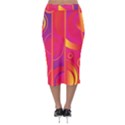 Pattern Midi Pencil Skirt View2