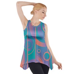 Pattern Side Drop Tank Tunic by Valentinaart