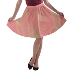 Pattern A-line Skater Skirt by Valentinaart