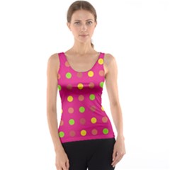 Polka Dots  Tank Top by Valentinaart