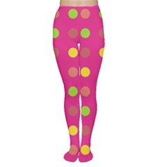 Polka Dots  Women s Tights by Valentinaart