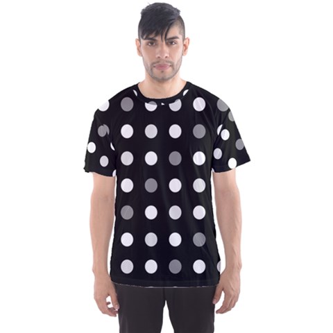 Polka Dots  Men s Sport Mesh Tee by Valentinaart